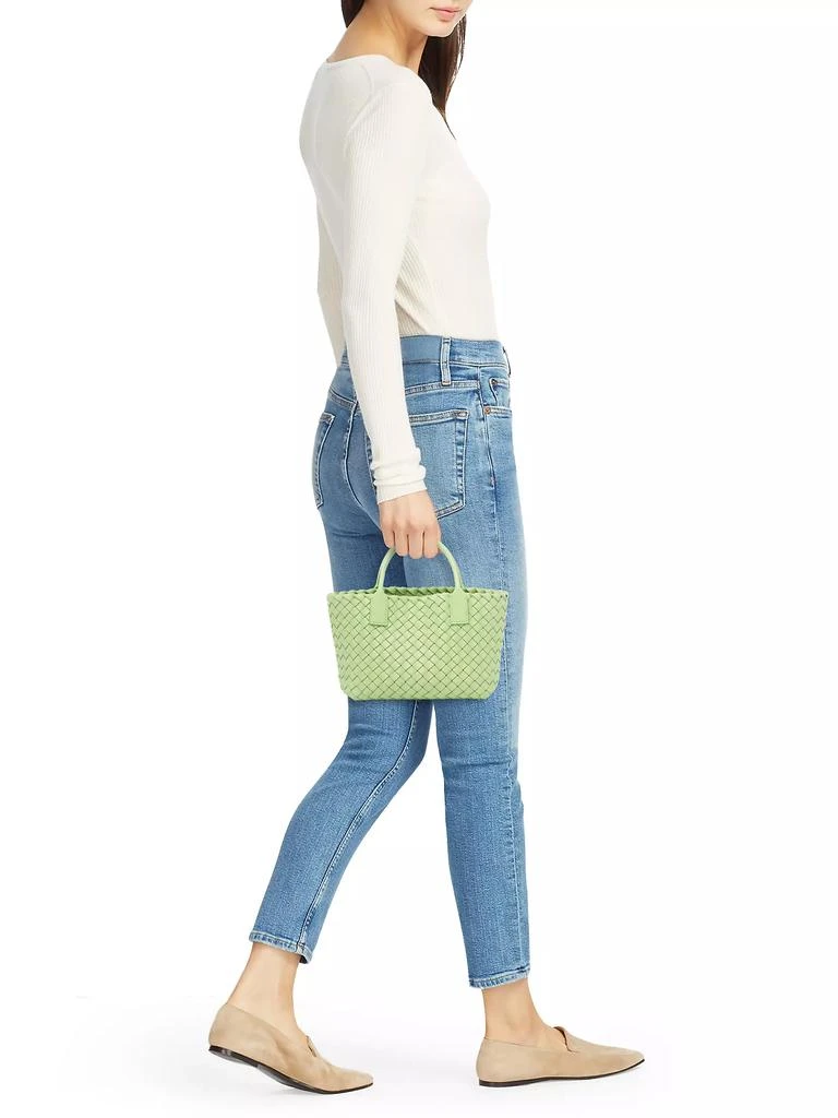 Bottega Veneta Mini Cabat Leather Tote 2