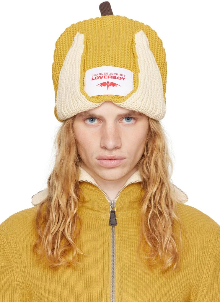 Charles Jeffrey Loverboy Yellow Chunky Banana Beanie 1