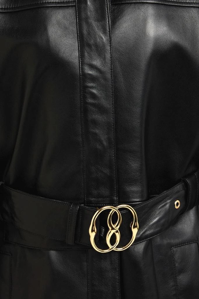 Bally Belted leather jacket 4