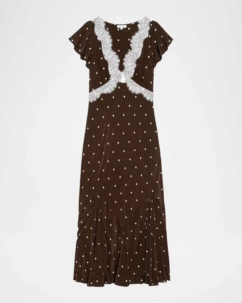 Shop Mattia Lace-Trim Polka Dot Midi Dress on Sale at BeyondStyle  Get 50%  Off Mattia Lace-Trim Polka Dot Midi Dress with Limited-Time Flash Deals,  Exclusive Discounts, and Special Offers. Enjoy Unbeatable