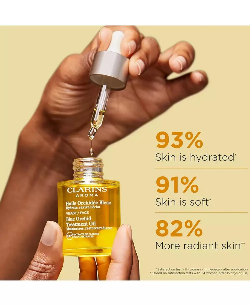 Clarins Blue Orchid Radiance & Hydrating Face Treatment Oil 2