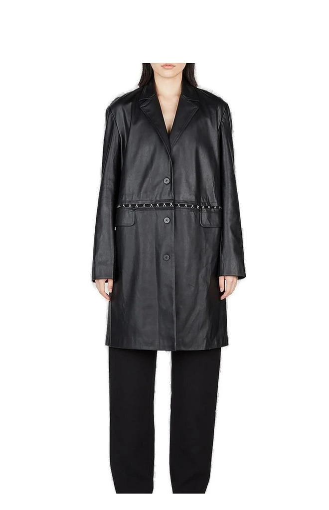 Paris Georgia Paris Georgia Faux-Leather Embellished Jacket 1