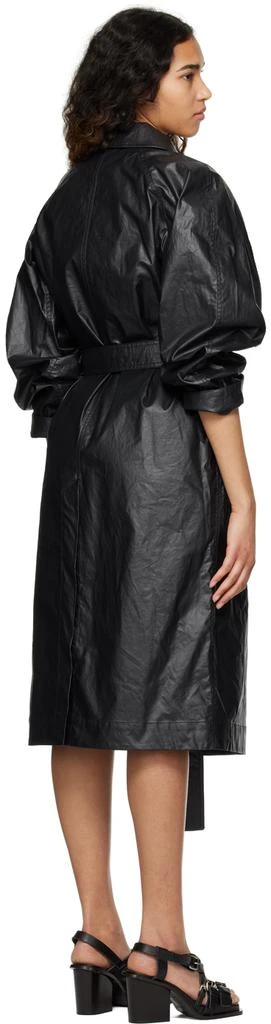 Lemaire Black Belted Rain Coat 3