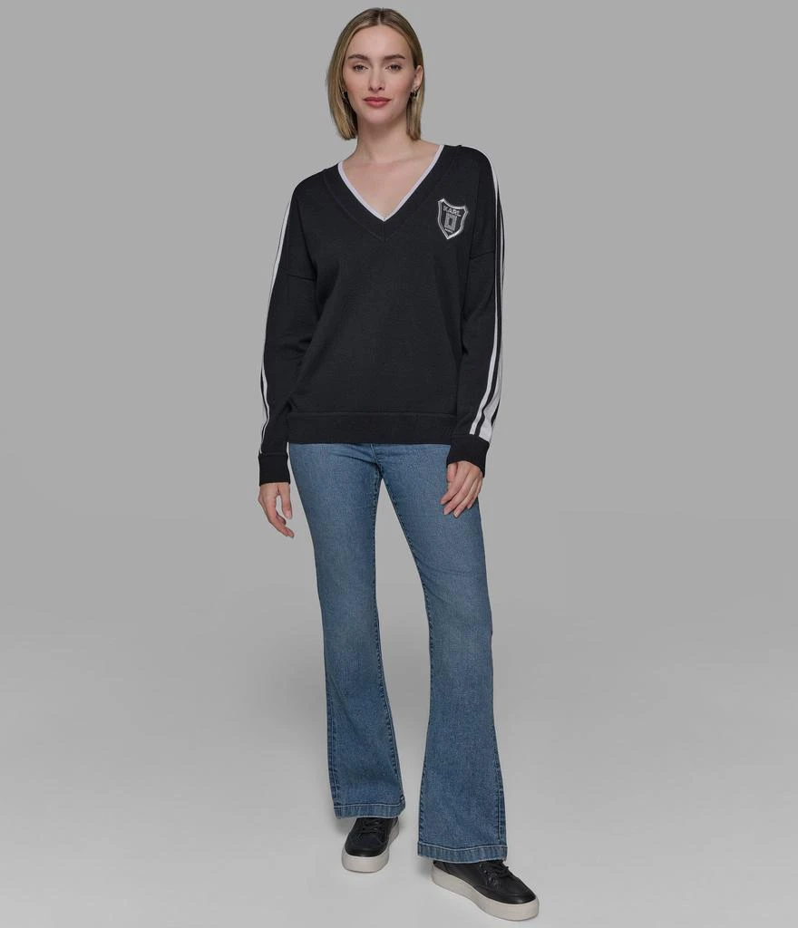 Karl Lagerfeld Paris KARL VARSITY SWEATER 3