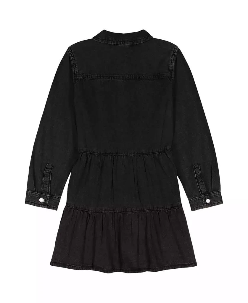 Calvin Klein Girls' 7-16 Long-Sleeve Denim Shirt Dress 2