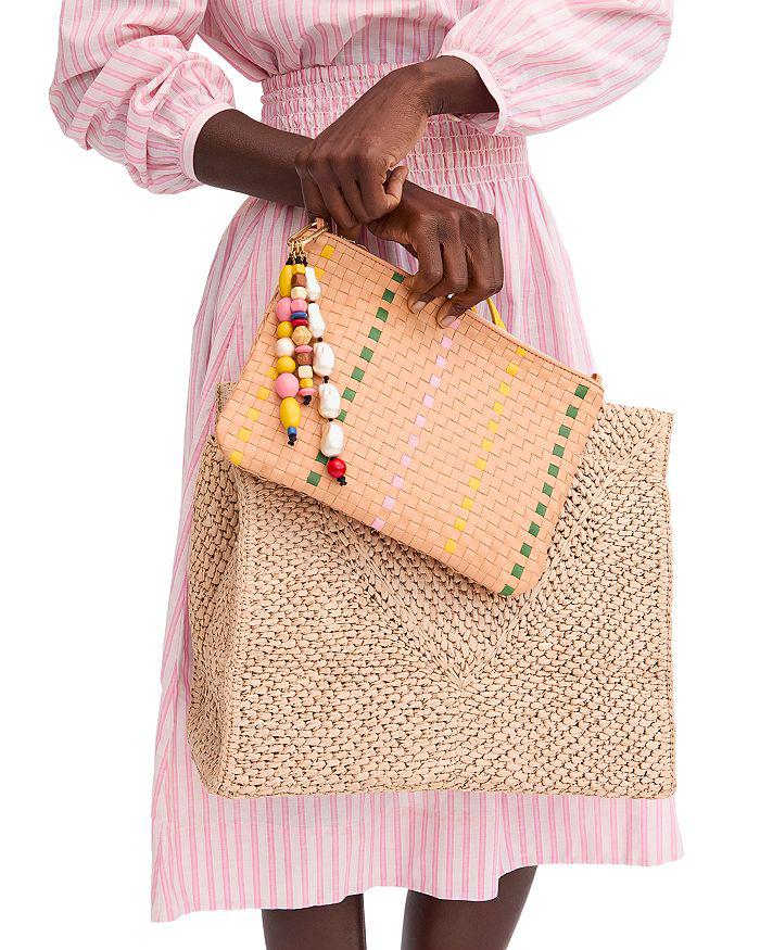 Clare V Multi Beaded Key Fob