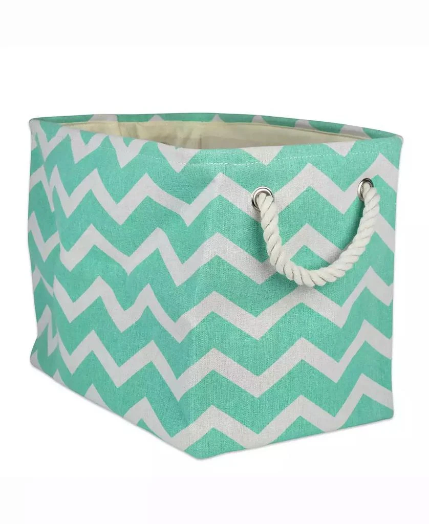 Design Imports Design Import Storage Bin Chevron, Rectangle