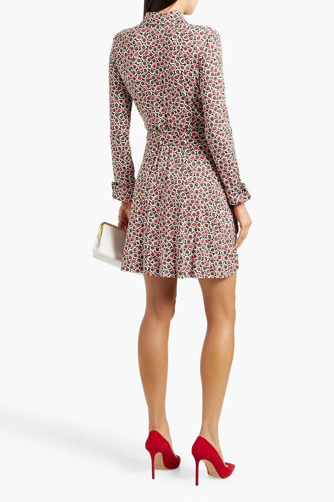 Diane von Furstenberg Didi printed stretch-jersey mini wrap dress 3