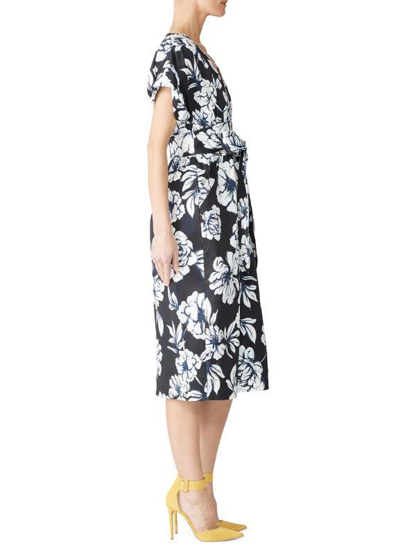MARISSA WEBB Luciano Floral Tie Waist Midi Dress 3