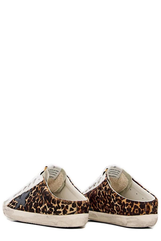 Golden Goose Super-star Leopard Printed Mule Sneakers 3