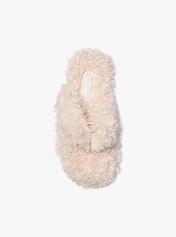 Michael Kors Alani Faux-Fur Flip Flop 3