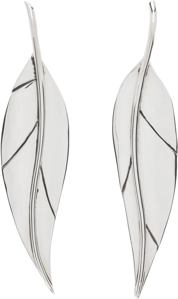 Sophie Buhai Silver Leaf Earrings 1