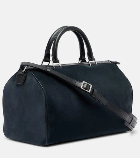 Magda Butrym Varsovia floral-appliqué suede duffel bag 4