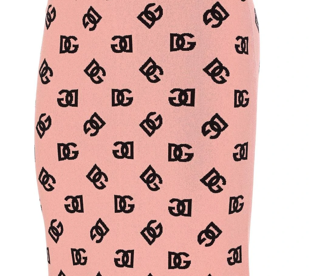 Dolce 
Gabbana Dolce 
Gabbana DG Logo Jacquard Midi Pencil Skirt 3