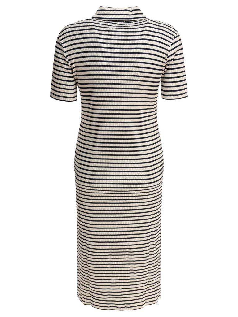 INES DE LA FRESSANGE Ines De La Fressange Striped Polo Dress