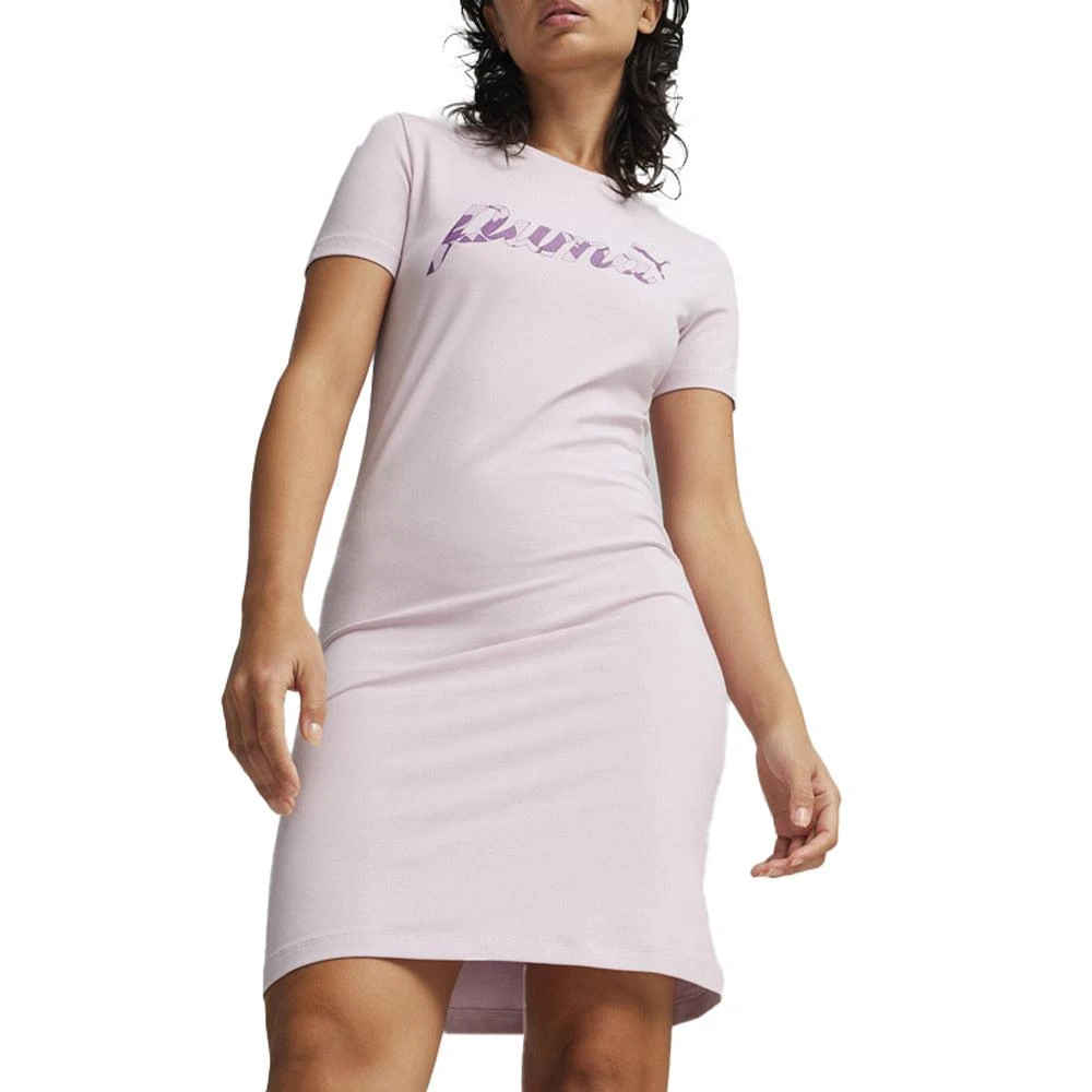 Puma Essentials Blossom Short Sleeve T-Shirt Dress