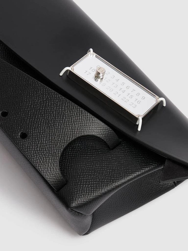 MAISON MARGIELA Small Classique Snatched Leather Clutch 4