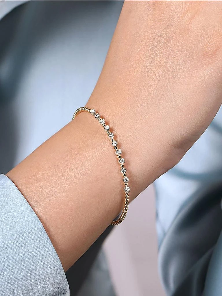 Gabriel 
Co Bujukan 14K Gold 
0.20 TCW Diamond Cuff 2