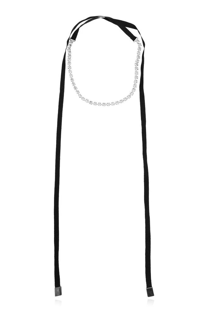 MM6 Necklace with shimmering crystals