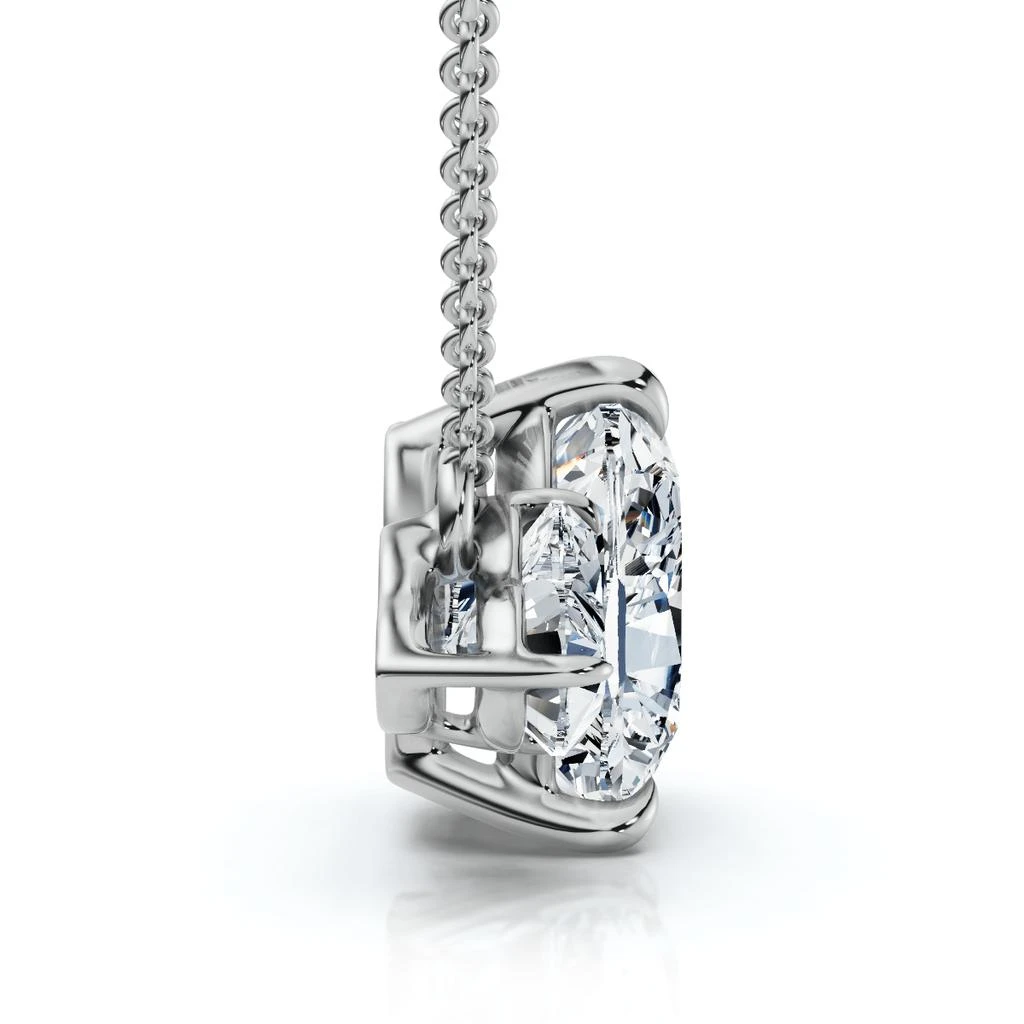 Pompeii3 1/2Ct Heart Cut Toi Et Moi Forever Us Pendant 14k Gold Lab Grown 2