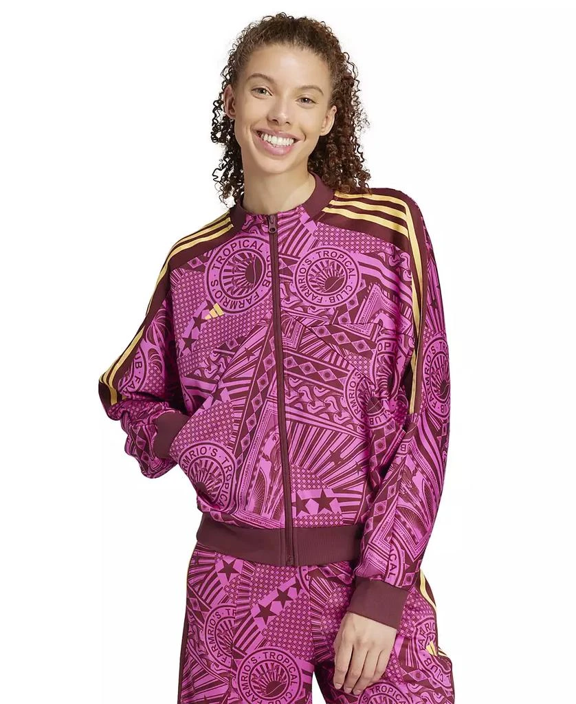 Adidas X FARM Rio Women's Printed Tiro Relaxed Track Jacket 1