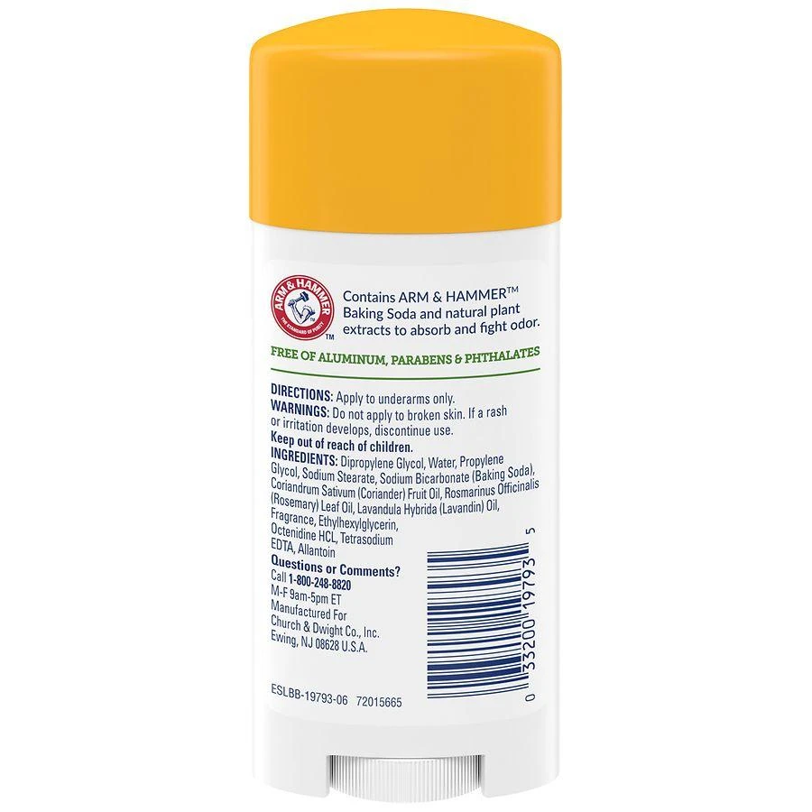 Arm
Hammer Deodorant- Fresh Rosemary Lavender- Solid Fresh 6