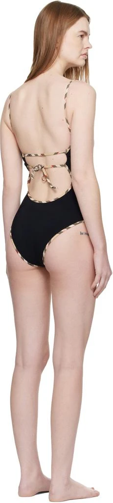 Burberry Black Check Trim Swimsuit 3