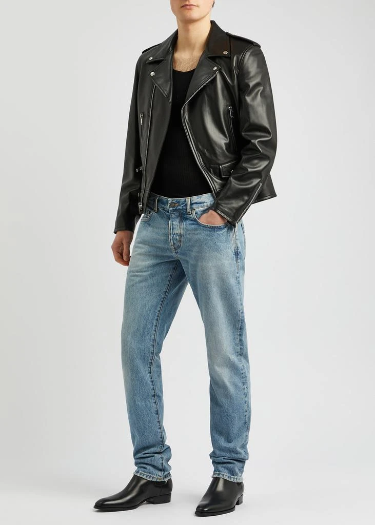 Yves Saint Laurent Leather biker jacket 4