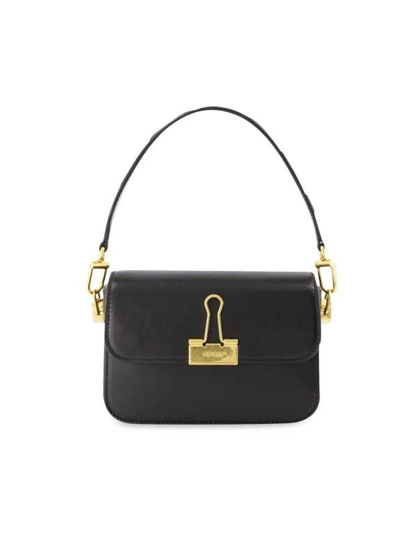 Off-White Binder Clip Leather Crossbody Bag 1