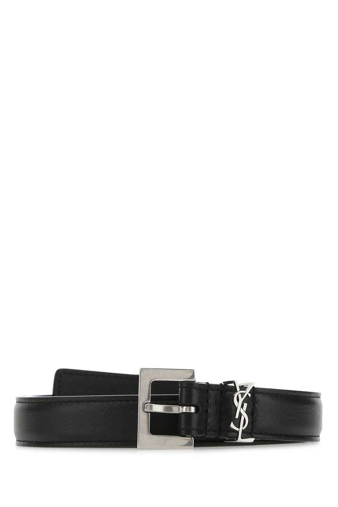 Yves Saint Laurent Saint Laurent Cassandre Thin Square Buckled Belt 1