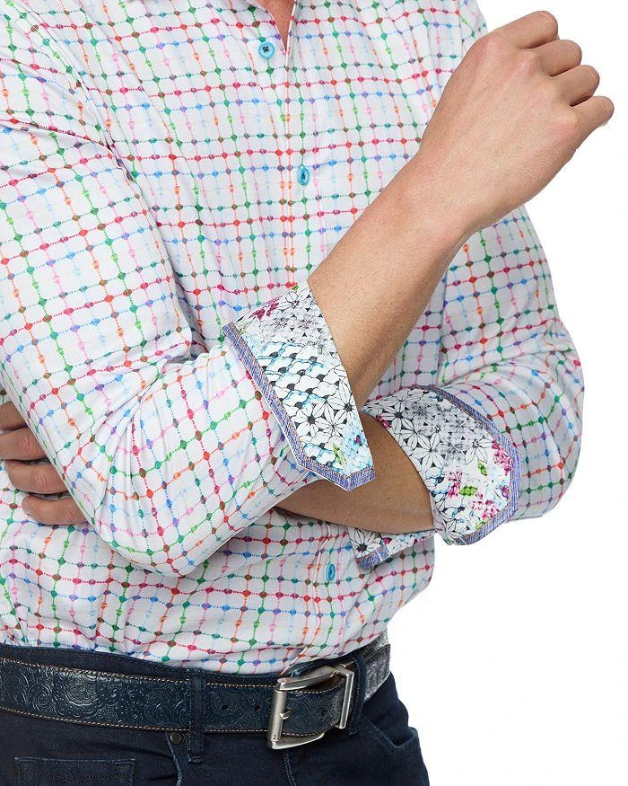 Robert Graham Ashbrook Textural Pattern Button Down Shirt   4