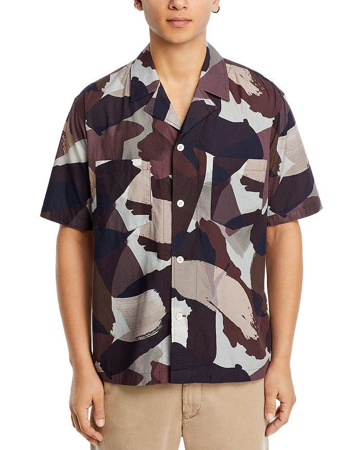 Norse Projects Printed Short Sleeve Button Front Camp Shirt 3