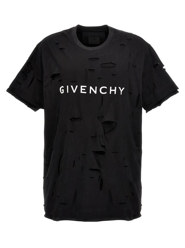Givenchy Givenchy Destroyed Effect T-Shirt 1