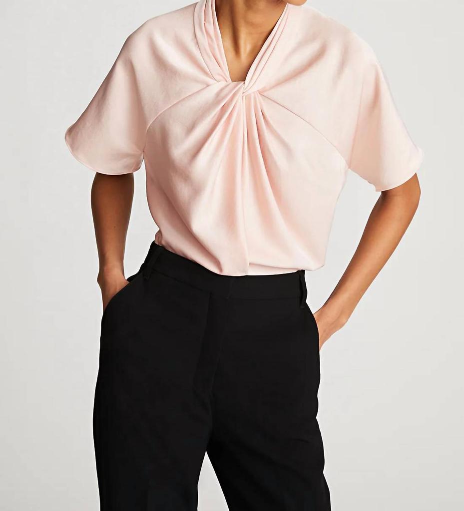 Halston Heritage Nelia Top In Rose