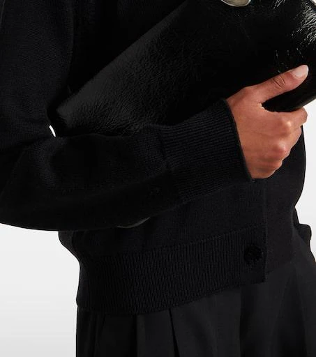 Jil Sander Sequined virgin wool cardigan 5