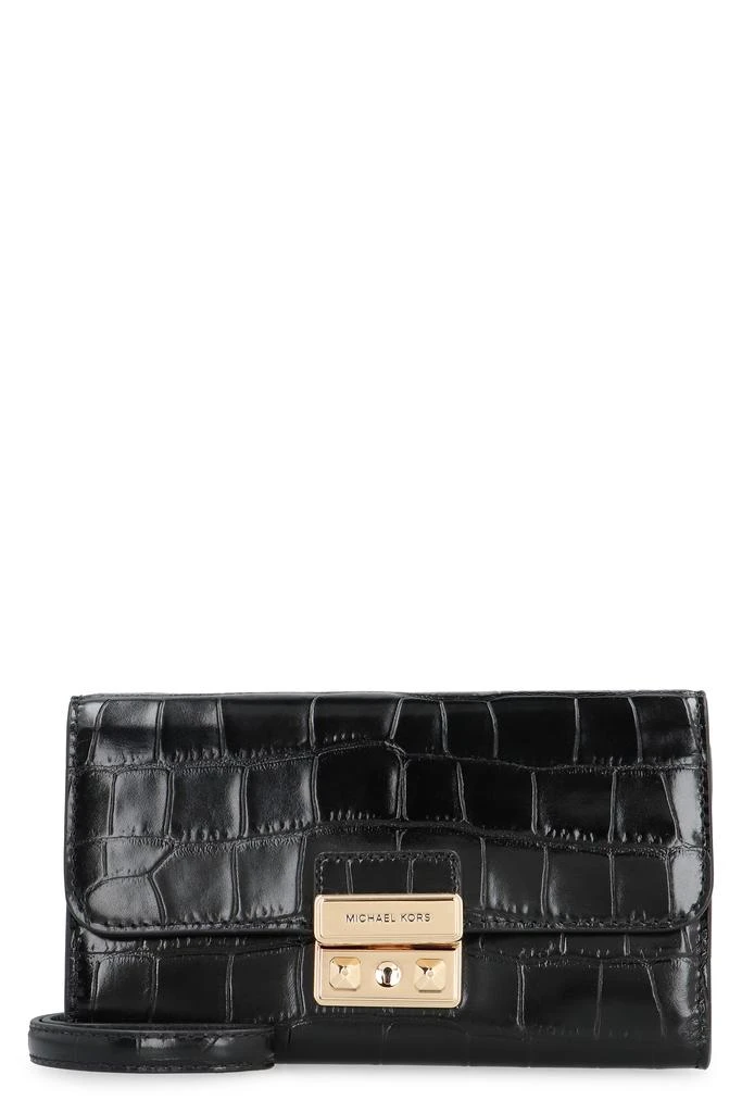 Michael Kors TRIBECA LEATHER WALLET ON CHAIN 1