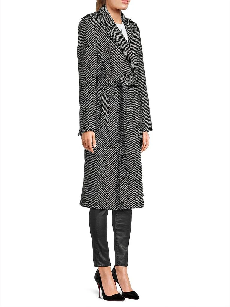 Sam Edelman Herringbone Wrap Coat 4