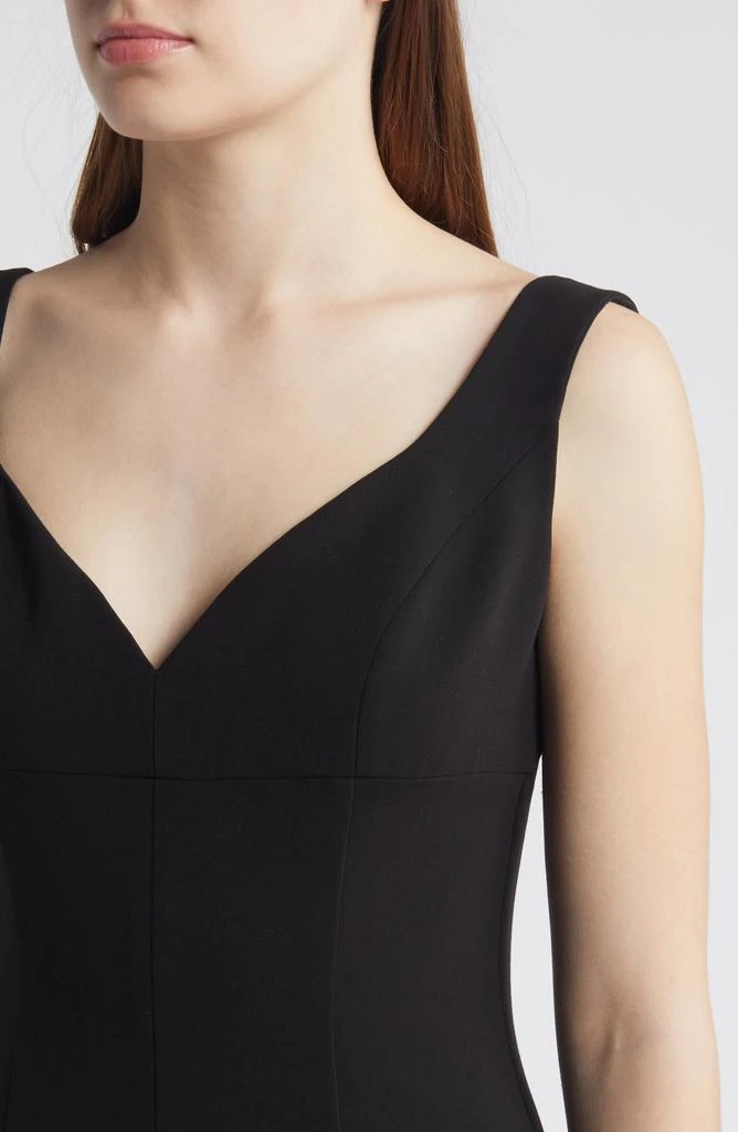 Black Halo Ashlyn Godet Cocktail Midi Dress 4