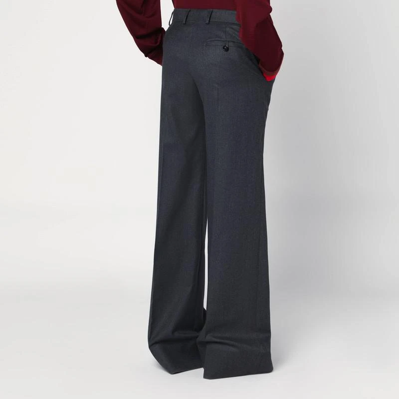 Stella McCartney Wide grey wool trousers 4