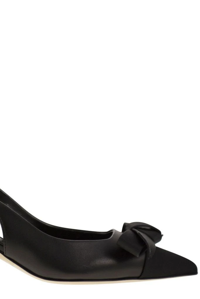 ELISABETTA FRANCHI Elisabetta Franchi Satin Bow Detailed Slingback Pumps 6