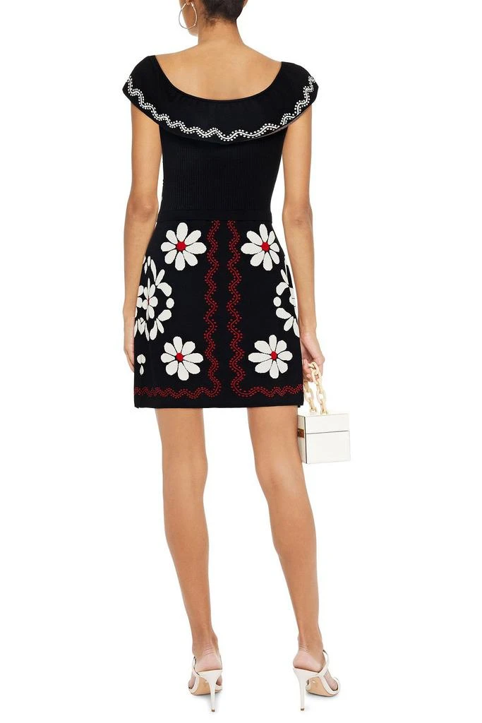 RED Valentino Jacquard-knit mini dress 3