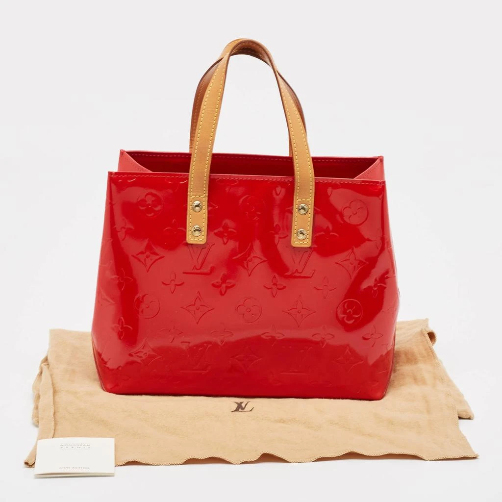 Louis Vuitton Louis Vuitton Red Monogram Vernis Reade PM Bag 12