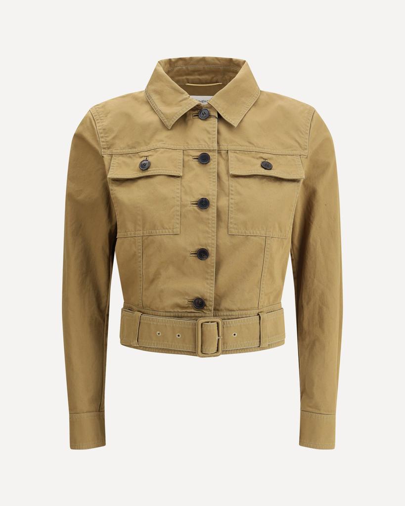 Yves Saint Laurent Cropped cotton serge jacket - Jackets