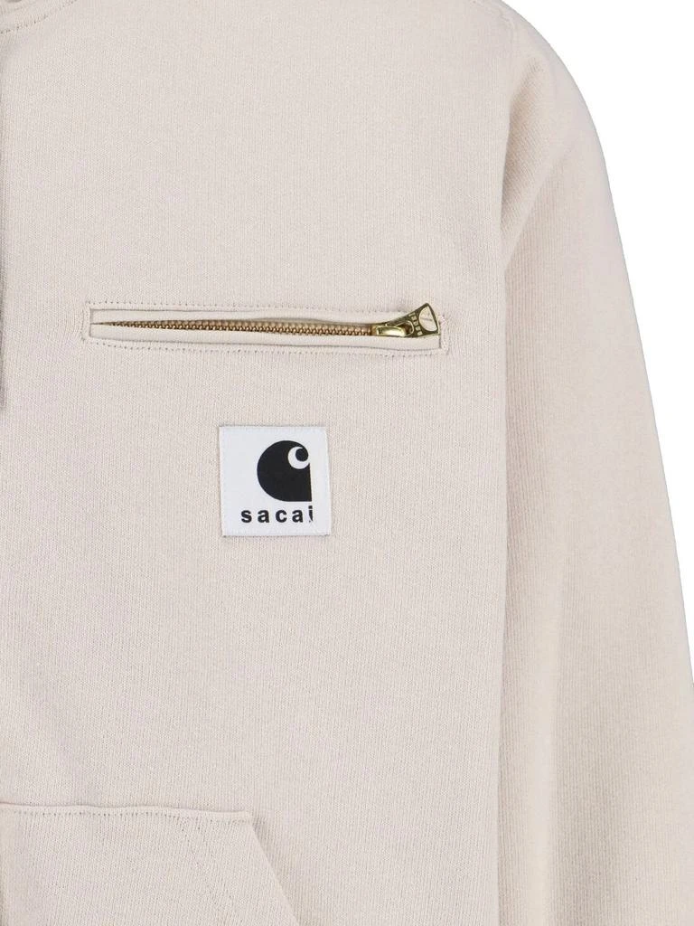 Sacai Sacai X Carhartt WIP Jersey Hoodie 4