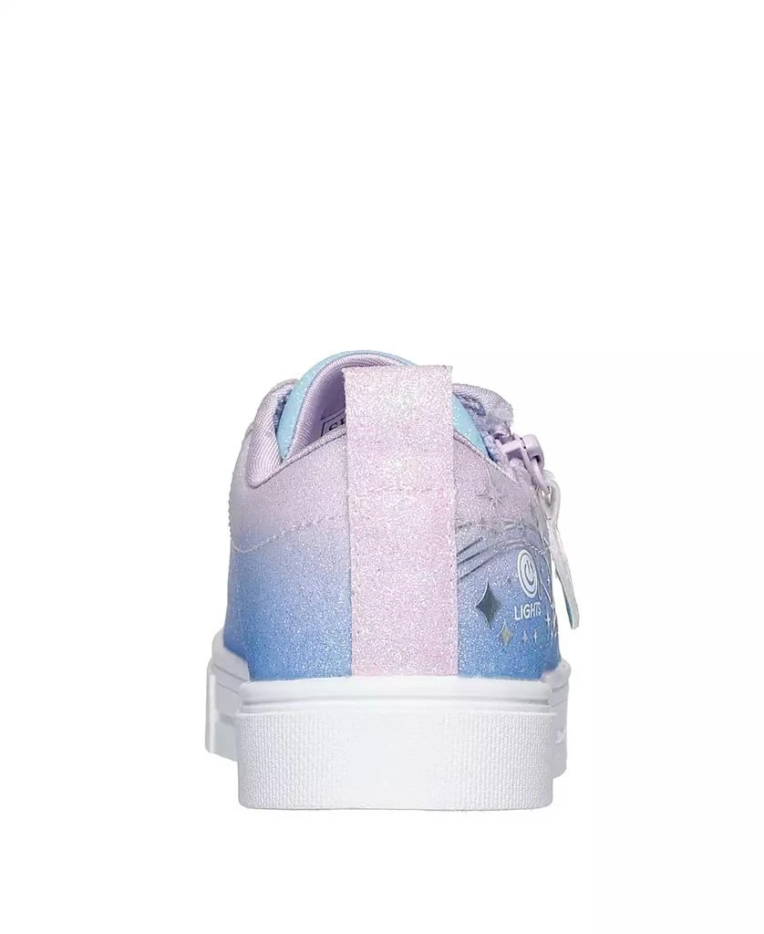 SKECHERS Toddler Girls Twinkle Toes: Twinkle Sparks - Heart Charm Light-Up Casual Sneakers from Finish Line 4