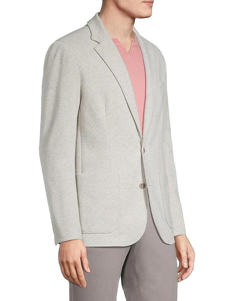 Good Man Brand Jacquard-Knit Two-Button Blazer 4