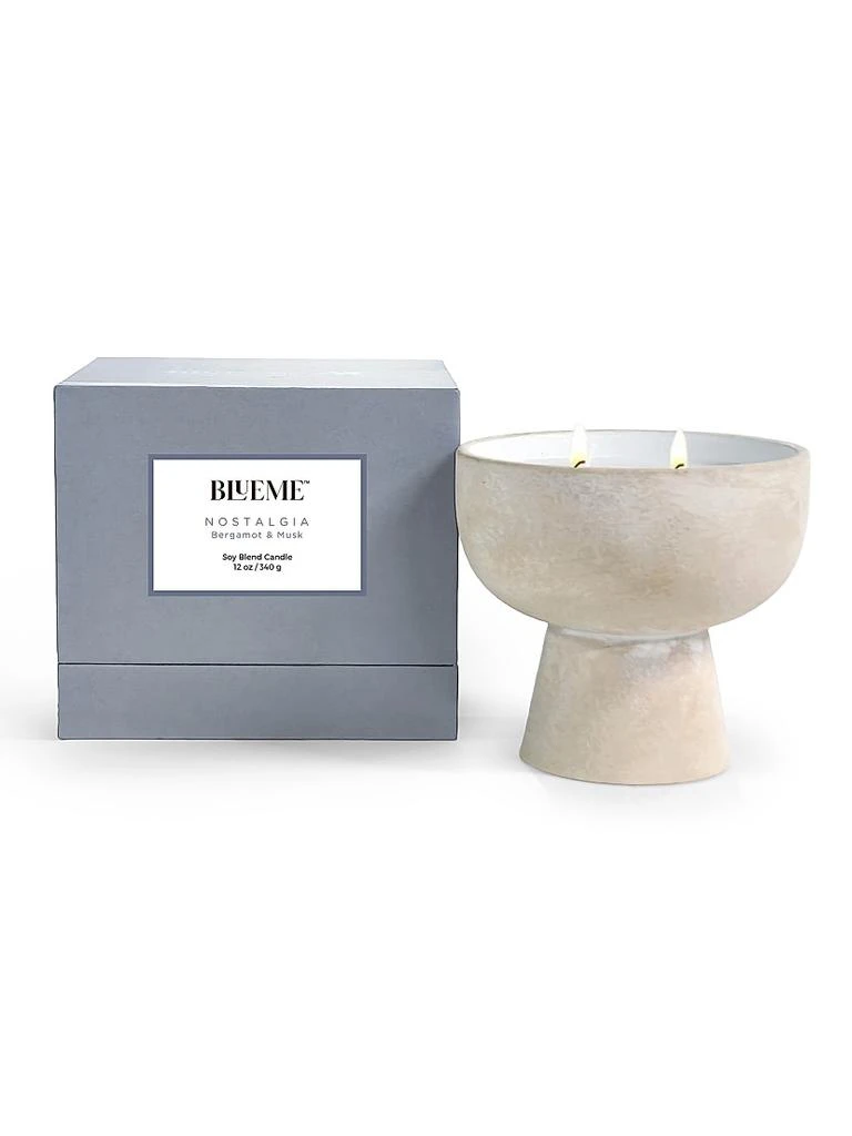 Blueme Nostalgia Bergamot 
Musk Scented Candle