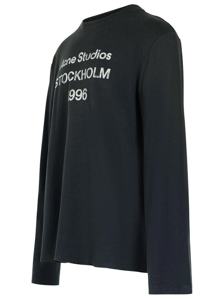 Acne Studios Acne Studios Logo Printed Crewneck T-Shirt 3