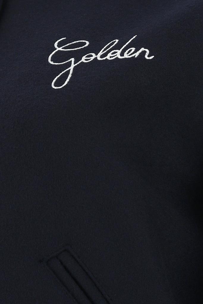 Golden Goose Midnight blue wool blend bomber jacket