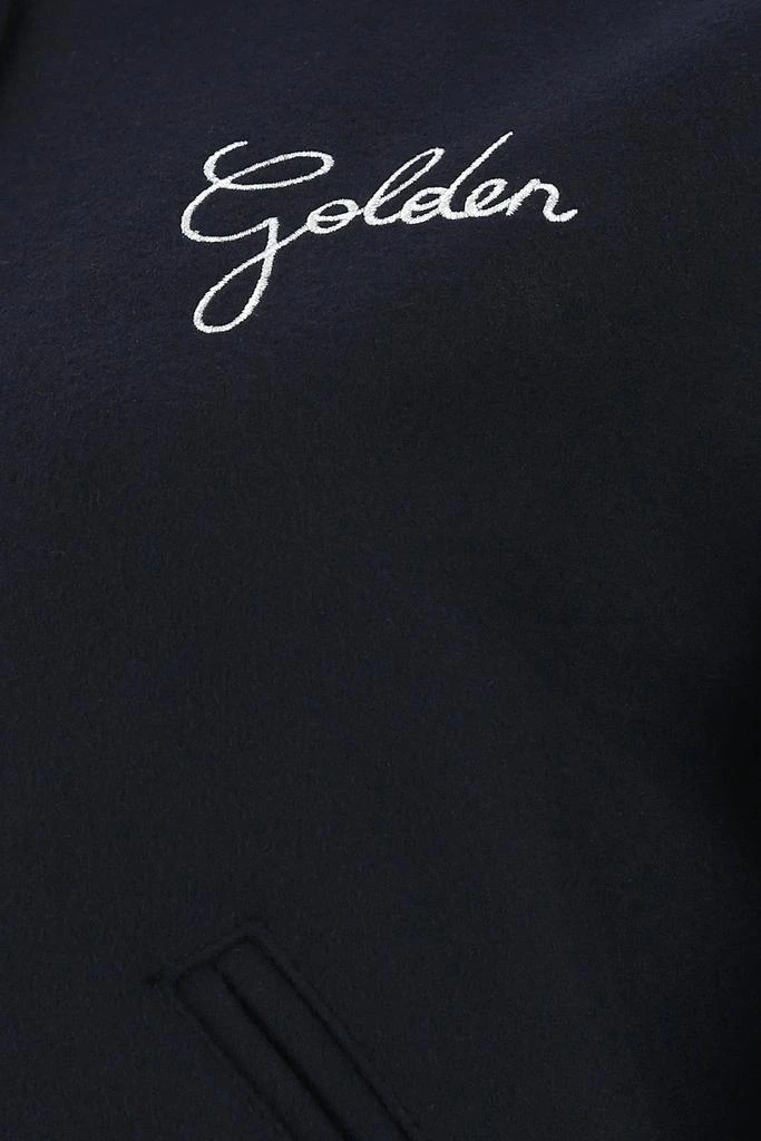 Golden Goose Deluxe Brand Midnight blue wool blend bomber jacket 2